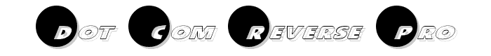 Dot.com Reverse Pro font